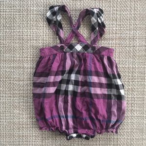 Burberry Bubble Romper (size 9m)